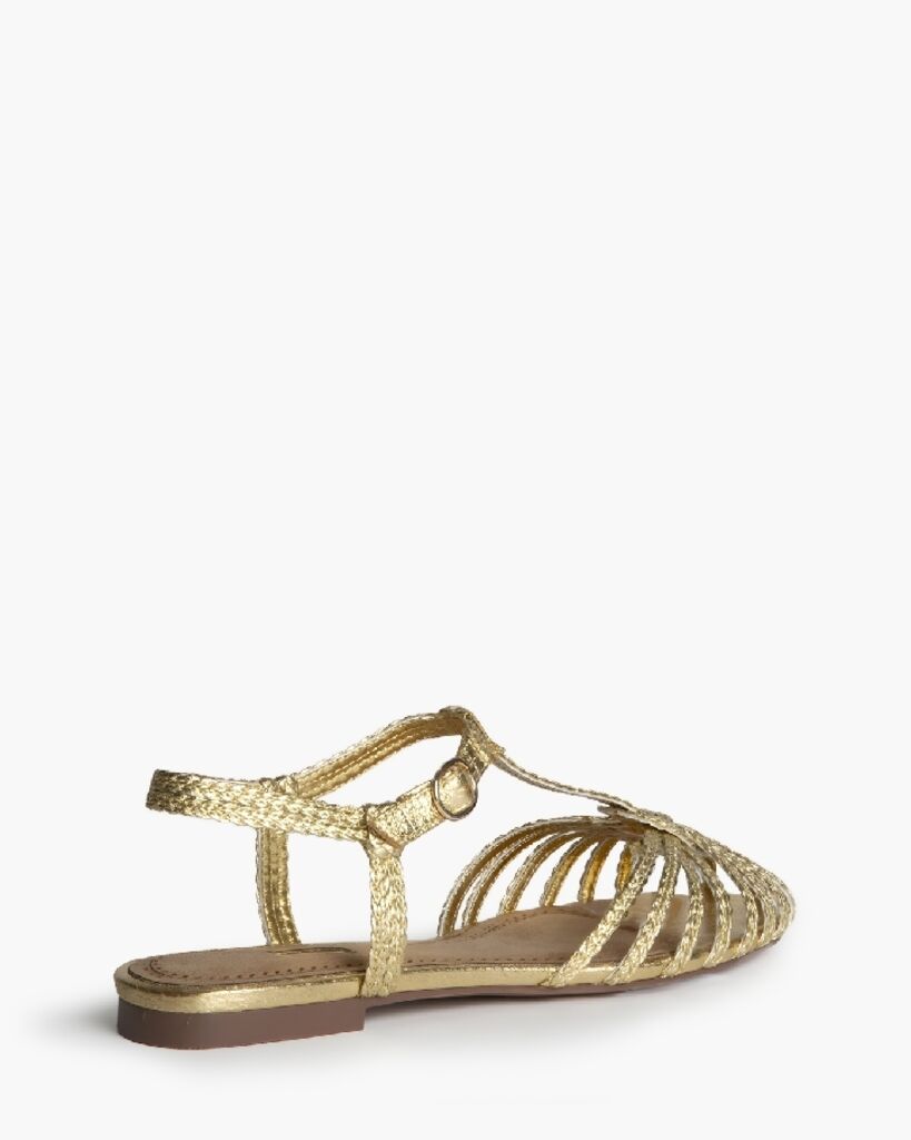 Flat Shoe Laminato ORO