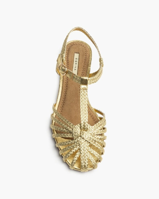 Flat Shoe Laminato ORO