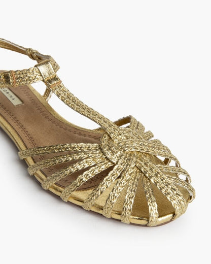 Flat Shoe Laminato ORO