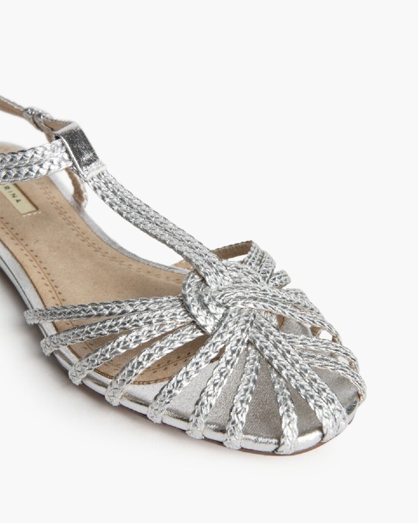 Flat Shoe Laminato PLATA