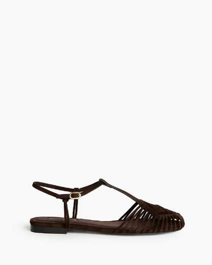 Flat Shoe Suede CAFE