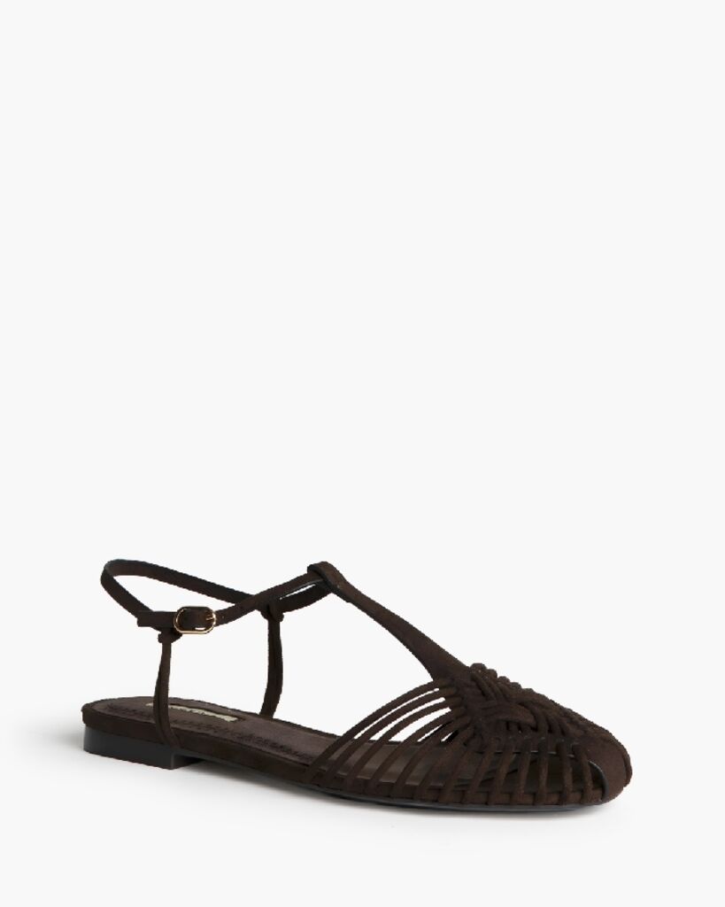 Flat Shoe Suede CAFE