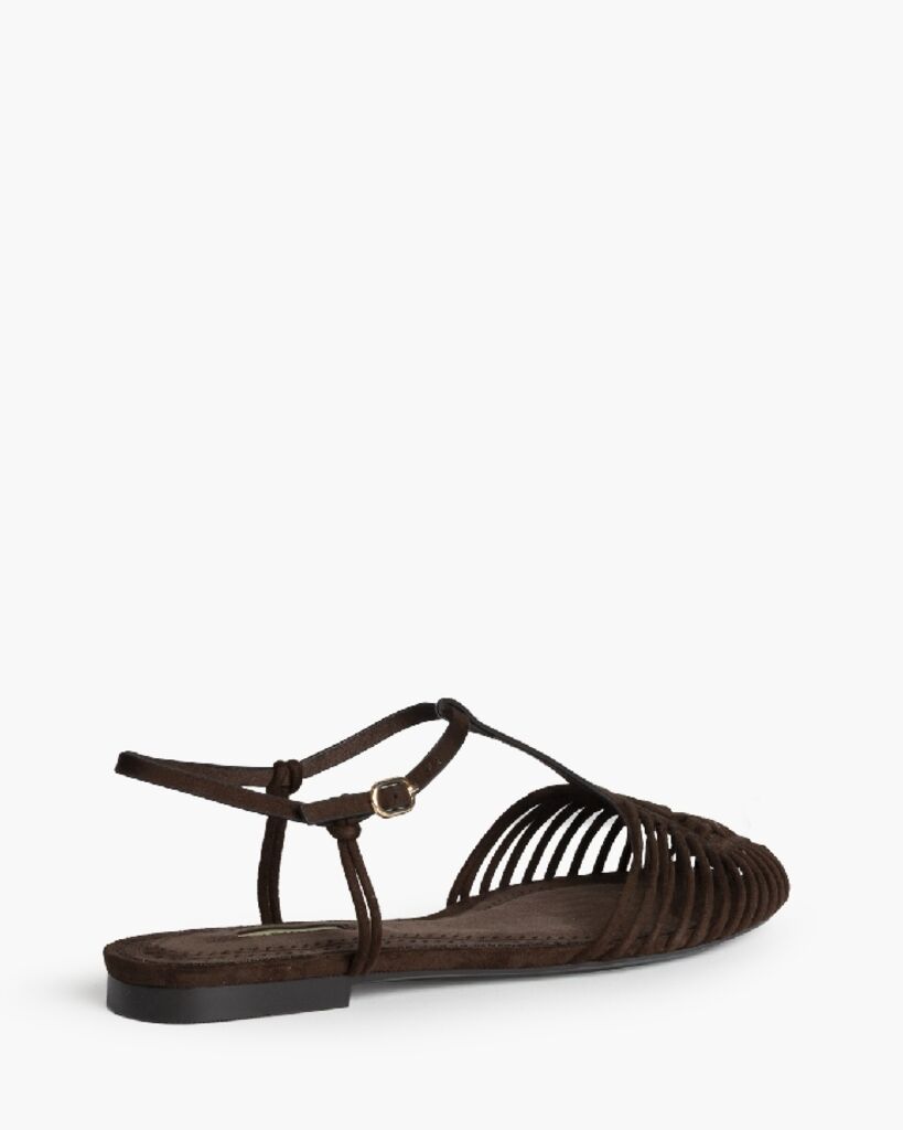 Flat Shoe Suede CAFE