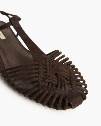 Flat Shoe Suede CAFE
