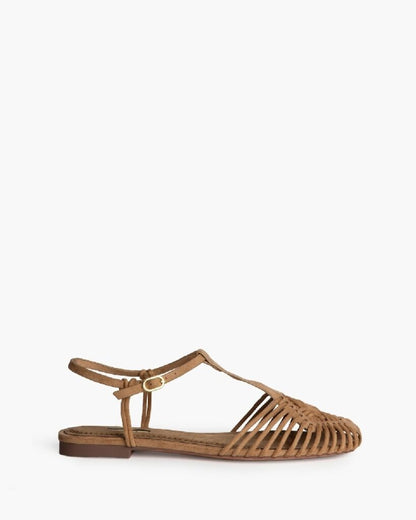 Flat Shoe Suede CAMEL