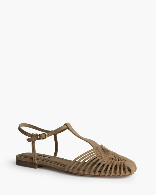 Flat Shoe Suede CAMEL