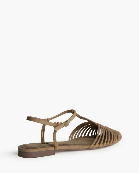 Flat Shoe Suede CAMEL