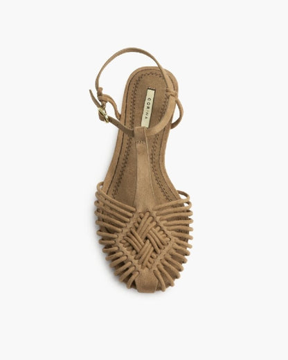 Flat Shoe Suede CAMEL