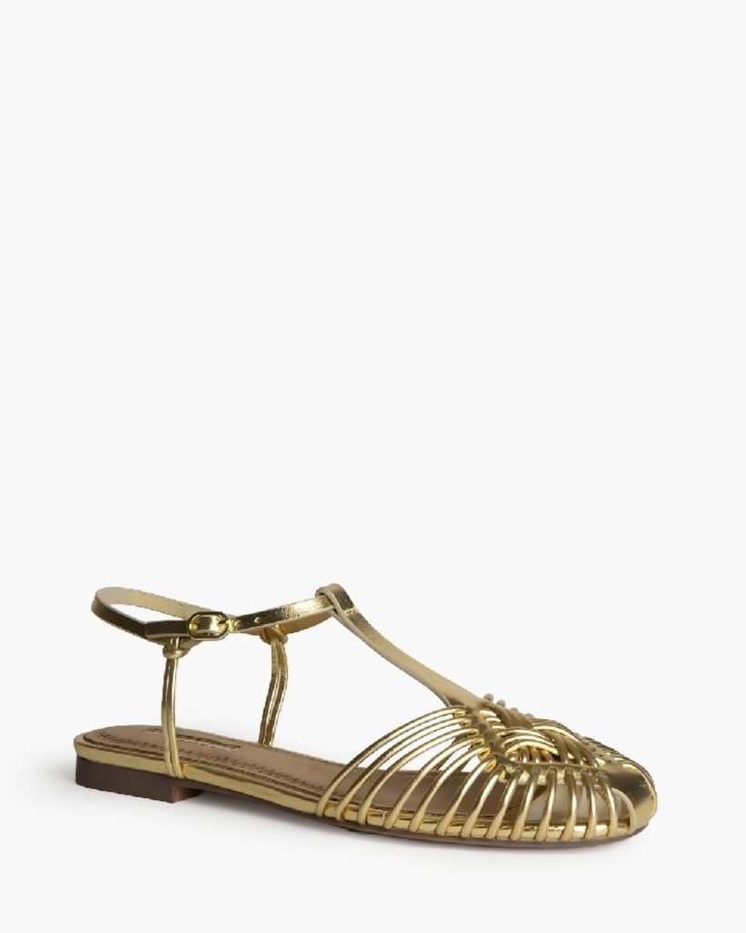 Flat Shoe Laminato ORO