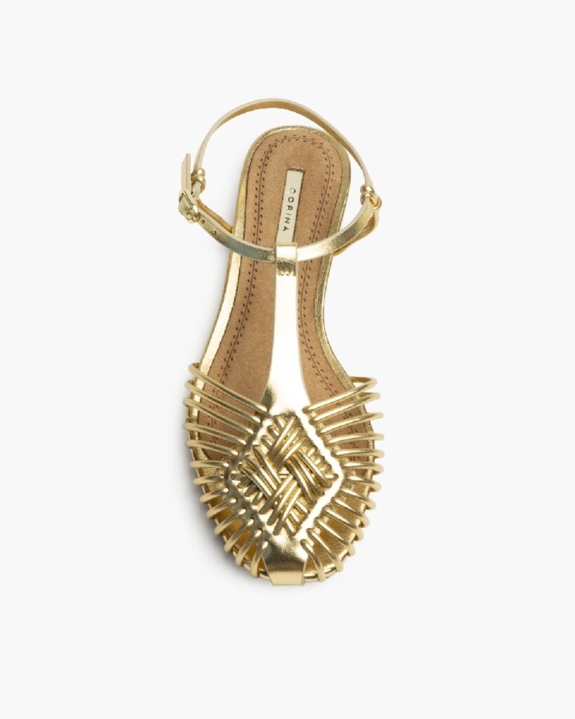 Flat Shoe Laminato ORO