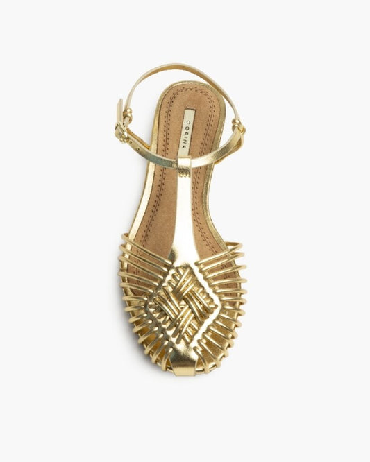 Flat Shoe Laminato ORO