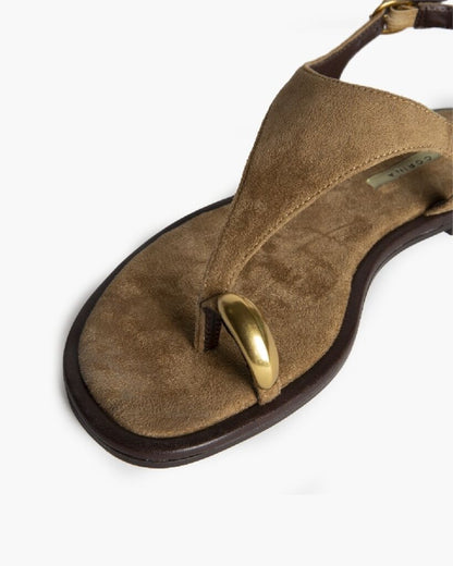 Slipper Suede CAMEL