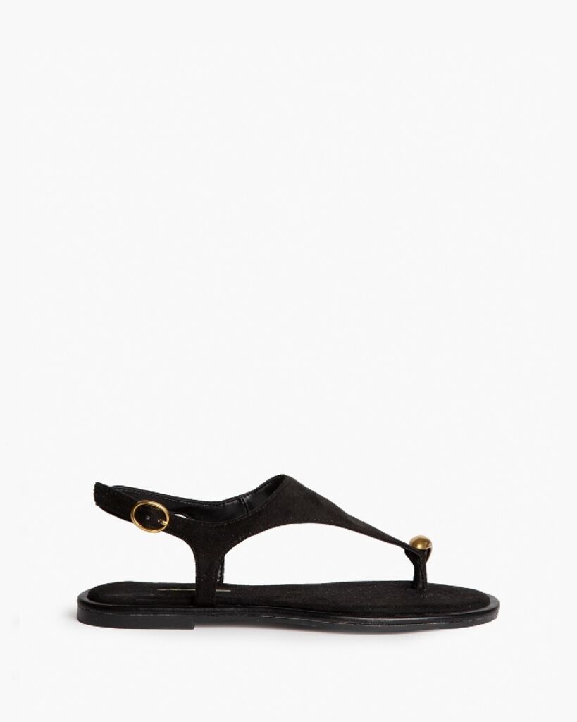 Slipper Suede NEGRO