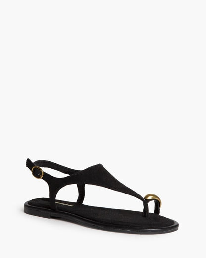 Slipper Suede NEGRO