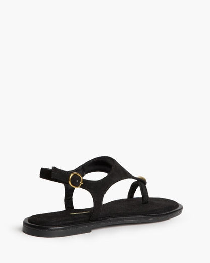 Slipper Suede NEGRO
