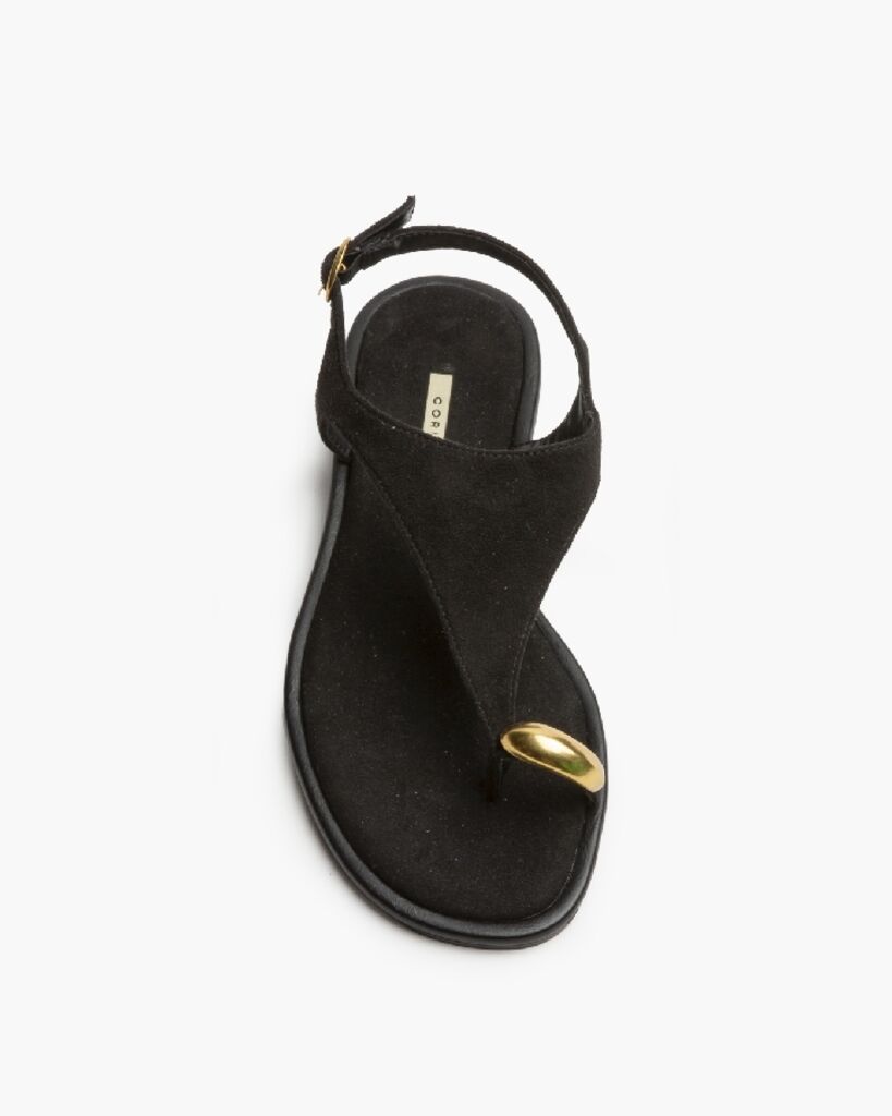 Slipper Suede NEGRO