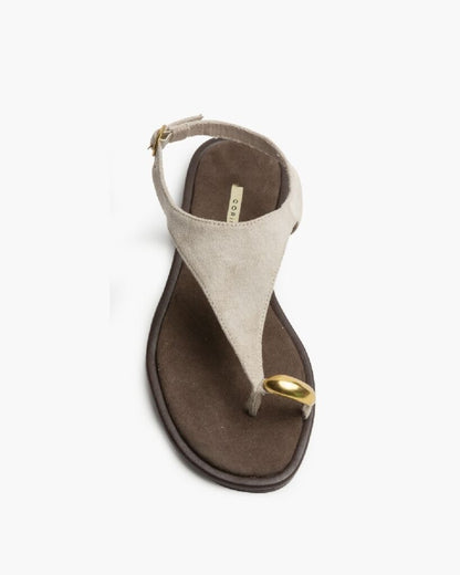 Slipper Suede TAUPE