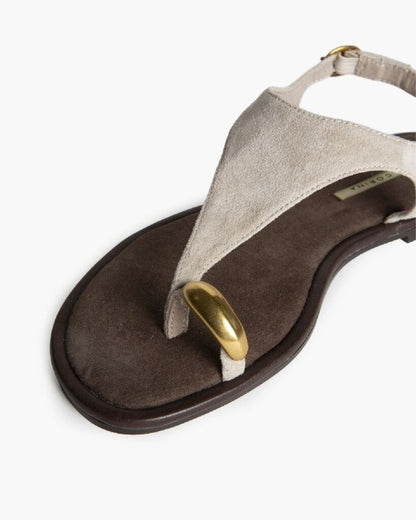 Slipper Suede TAUPE