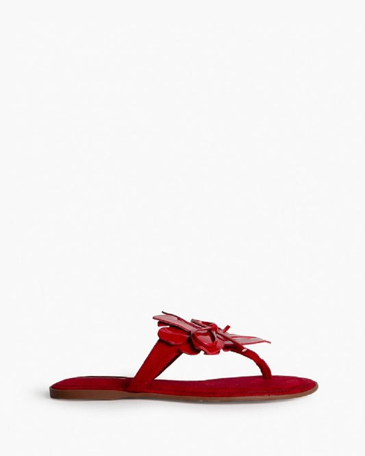 Slipper Suede ROJO
