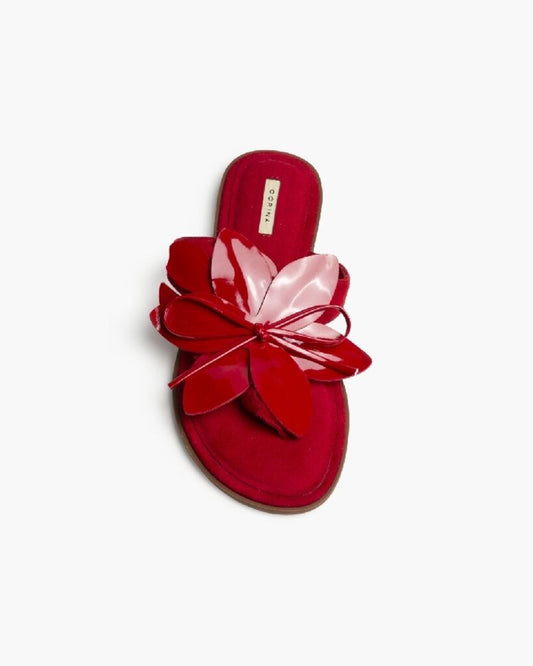 Slipper Suede ROJO