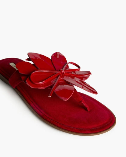 Slipper Suede ROJO