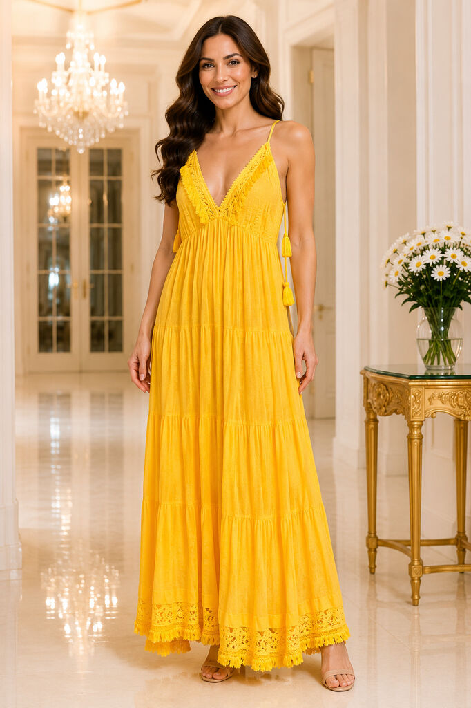 Dress Cotton GIALLO