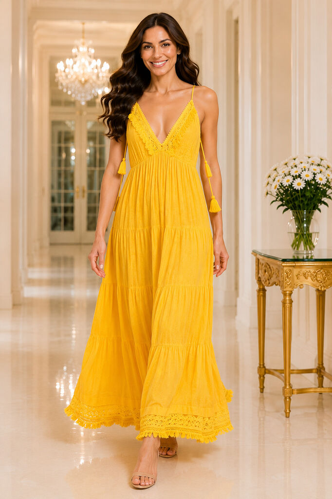 Dress Cotton GIALLO