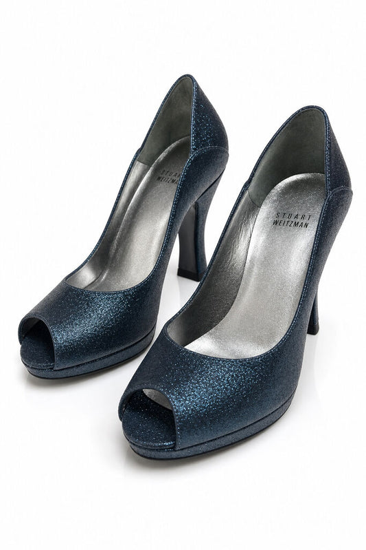 Shoes Glitter Dk Blue