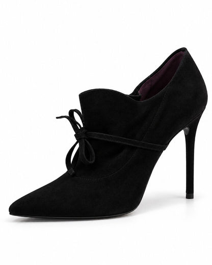 Shoes Suede Nero