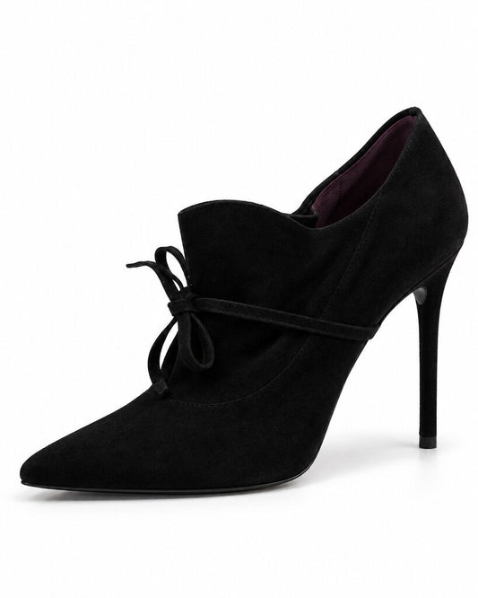 Shoes Suede Nero