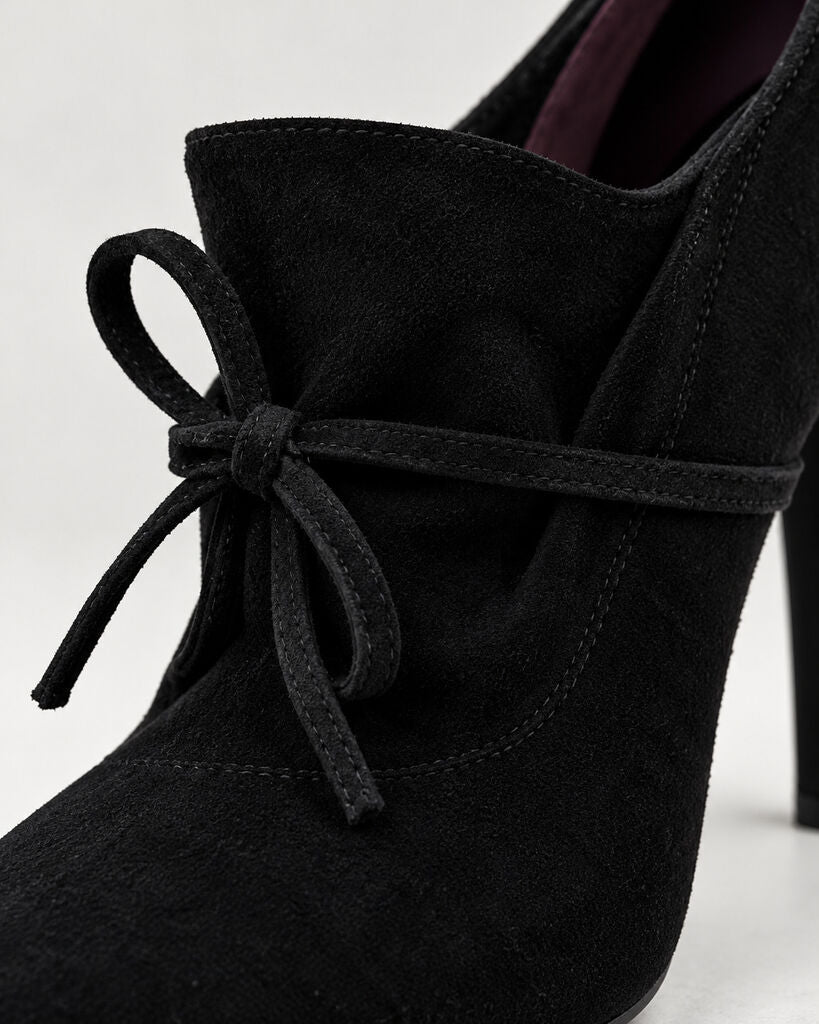 Shoes Suede Nero
