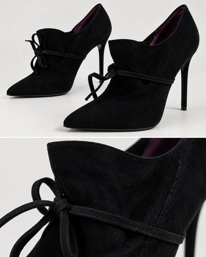 Shoes Suede Nero