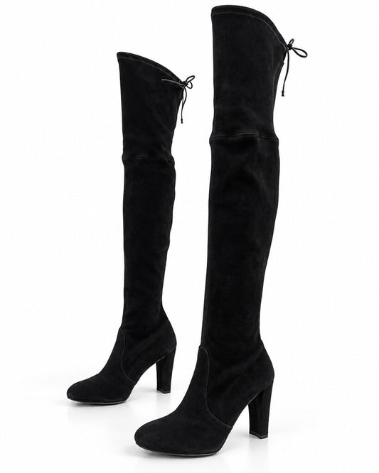 Shoes Suede Nero