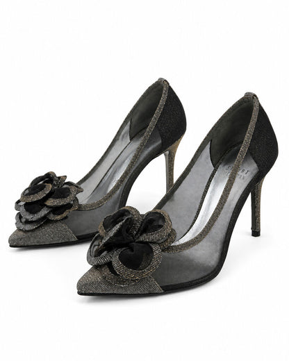Shoes Dentelle Nero/Plat