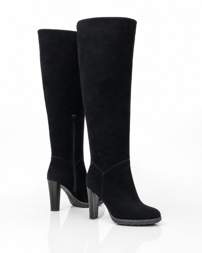 Shoes Suede Nero