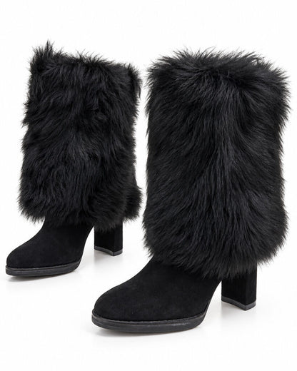 Shoes Sue/Fur BLACK