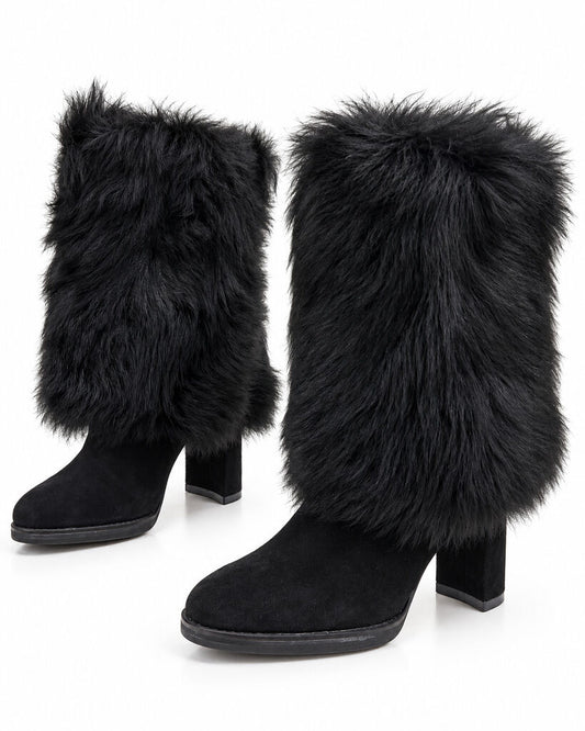 Shoes Sue/Fur BLACK