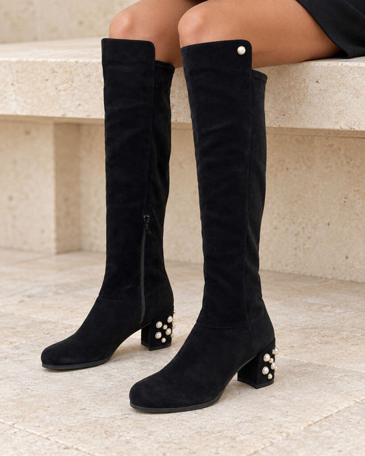 Shoes Suede BLACK
