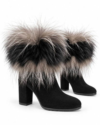 Shoes Sue/Fur BLACK