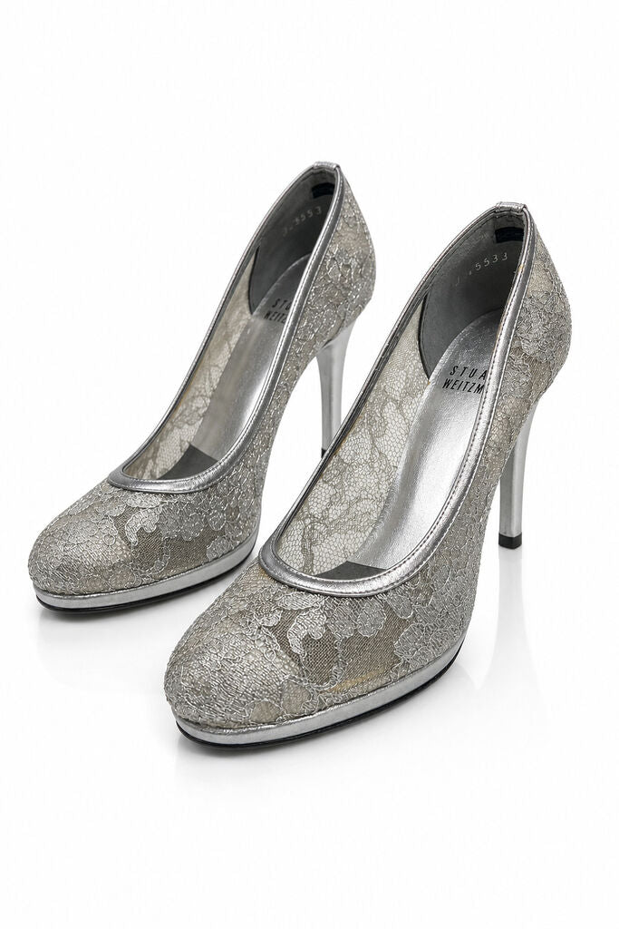 Shoes Dentelle Pewter