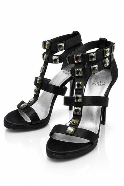 Shoes Satin Nero
