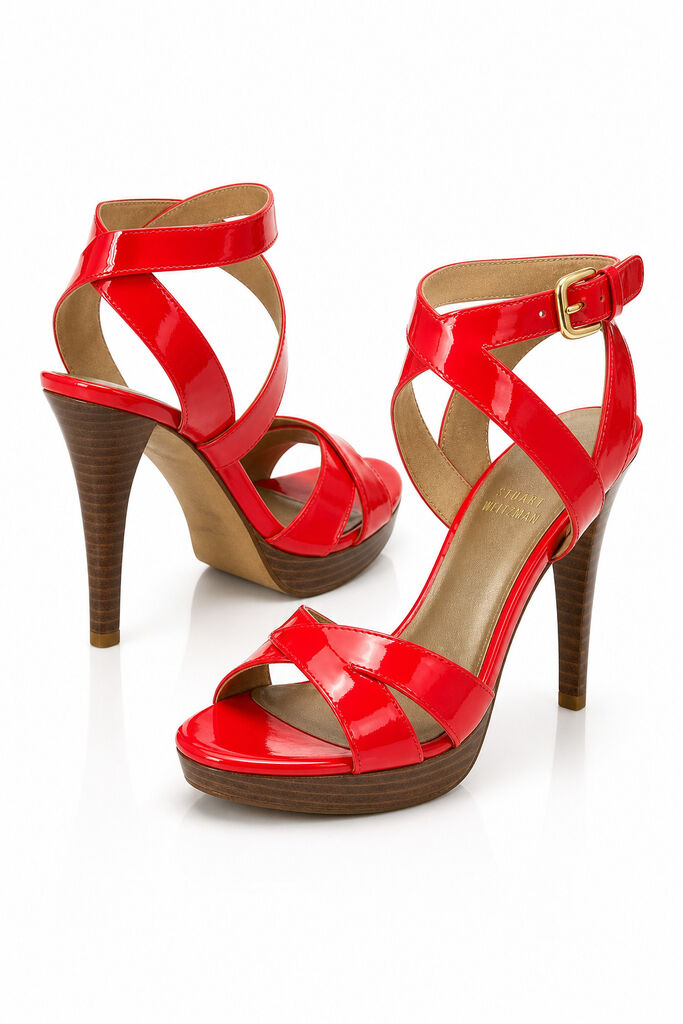 Shoes Patent Orange