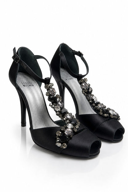 Shoes Satin Nero