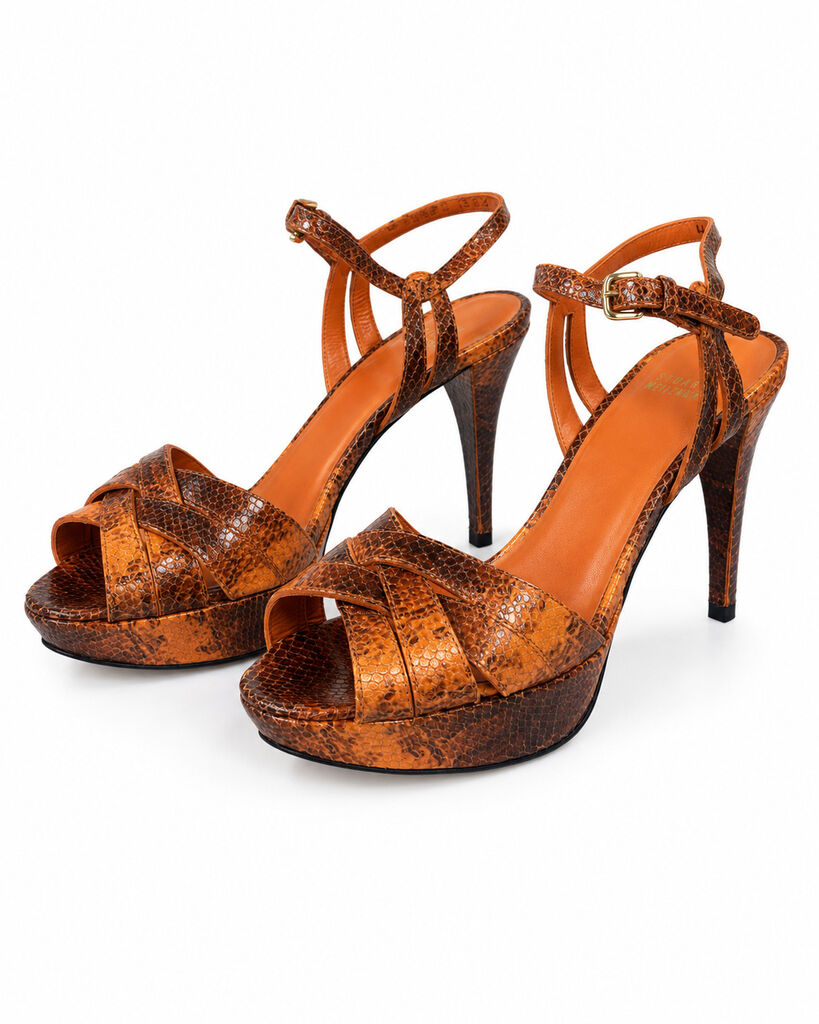 Shoes Serpent Orange