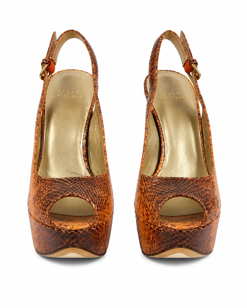 Shoes Serpent Orange
