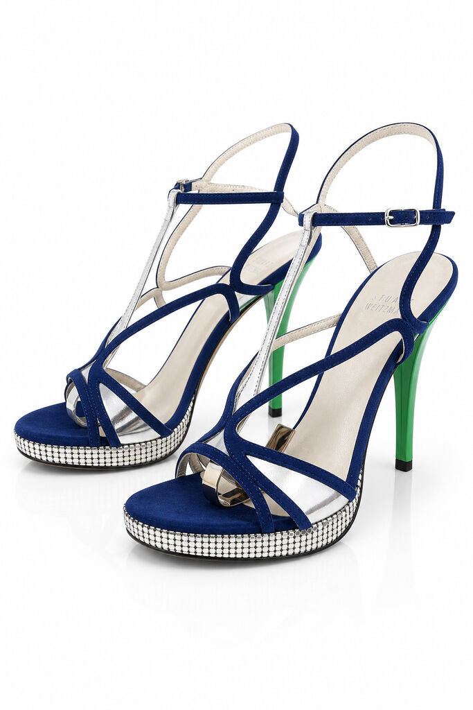 Shoes Suede Blu/Arg