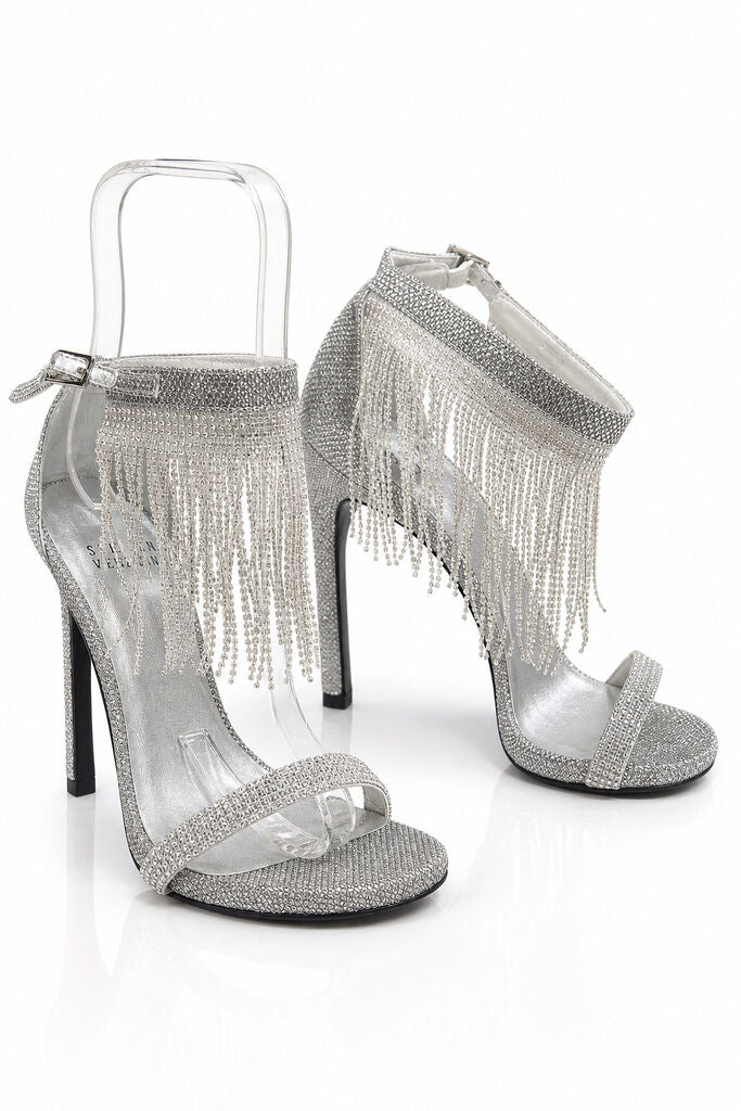 Shoes Strass Argent