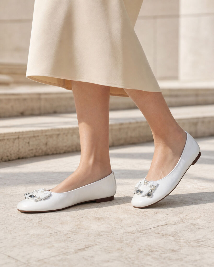 Shoes Nappa WHITE