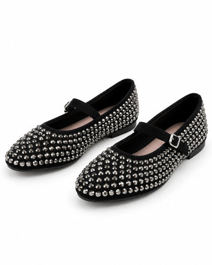 Mary Jane Shoe M.Sue/Strass NERO