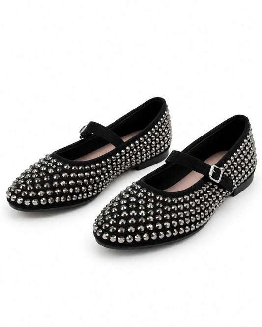 Mary Jane Shoe M.Sue/Strass NERO